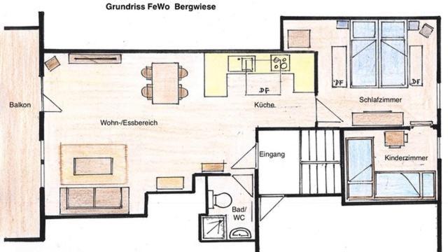 Bergwiese Mit Oberstaufen Plus Karte Esterno foto